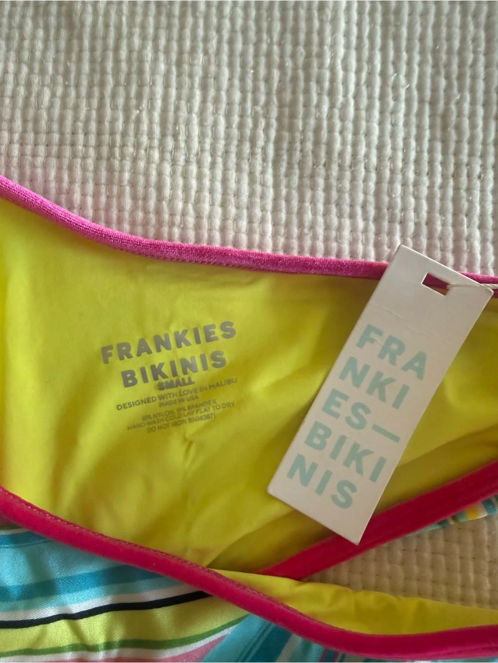 NWT Frankie’s Bikinis One-Piece Cut-out Swimsuit